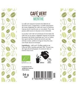 Café Vert - Menthe BIO, 20 sachets